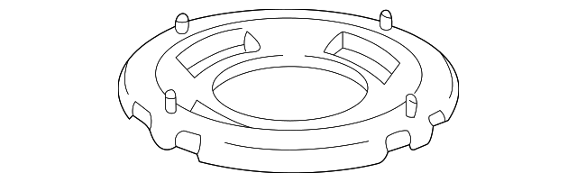 2008-2011 Honda Element Rubber, L Front Spring Mount (Lower) 51694-SCV ...