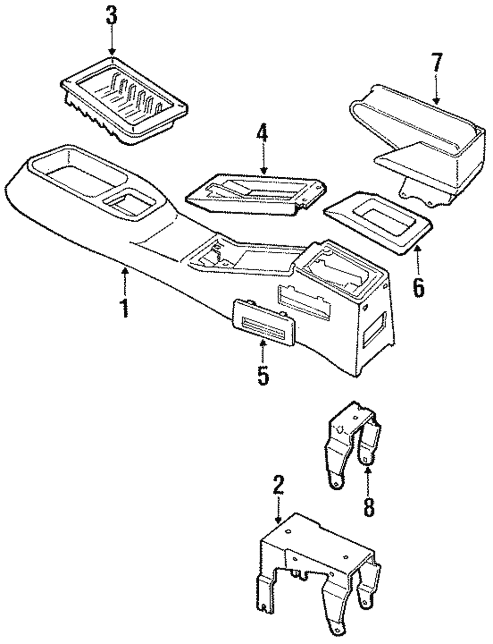 Armrest - Ford (E83Z-54644A22-BCD)