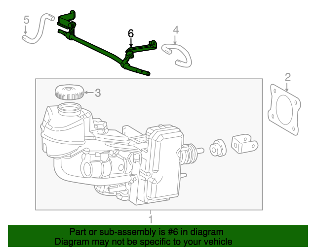 20182019 Toyota Camry Vacuum Hose 4477306170 Toyota Parts Center