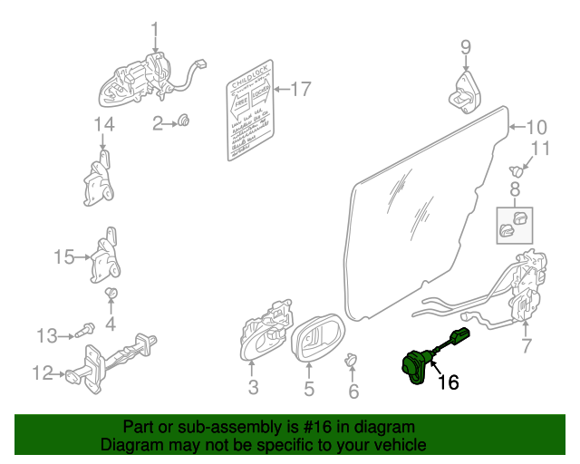 0K2BW66540 Door Ajar Switch 20002004 Kia Kia.Parts Store