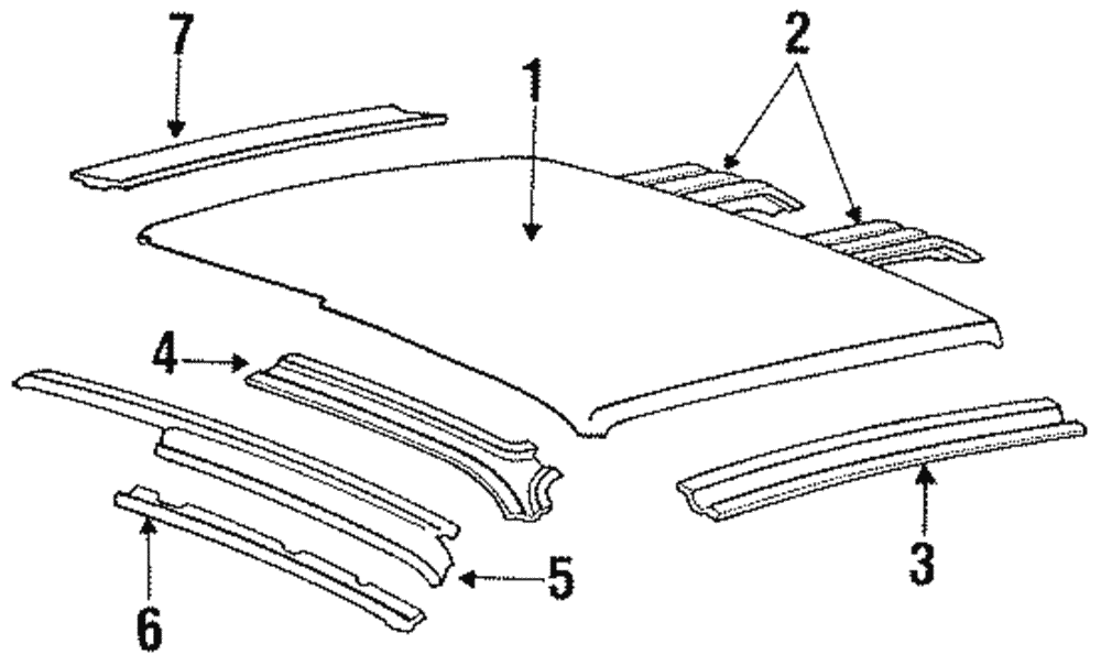 Window Frame - Ford (E86Y-5442220-A)