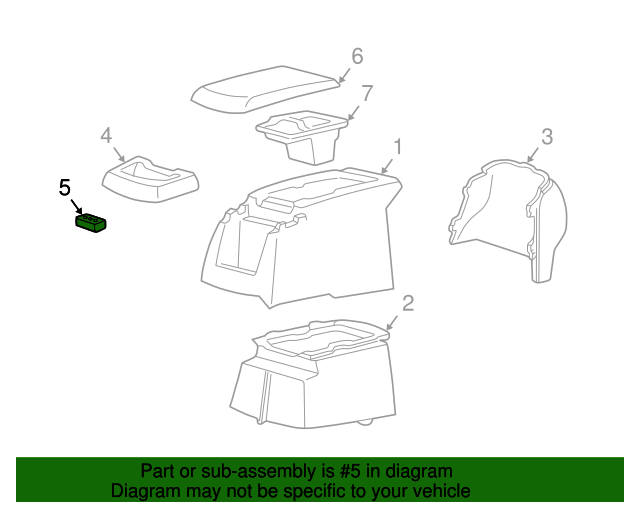 Ford F81Z25045C22AAA Coin Holder 19992007 Ford OEM Ford Parts
