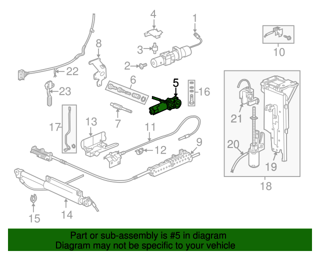 20112013 Porsche 911 Convertible Top Motor 99756702100 Gaudin