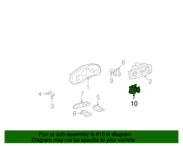 20022005 GM Ignition Switch with Lock Cylinder Control Solenoid