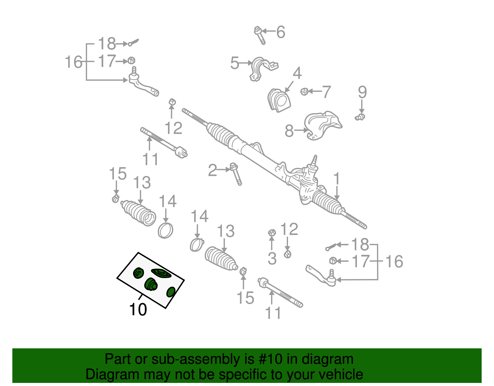 Seal Kit - Scion (04445-52010)