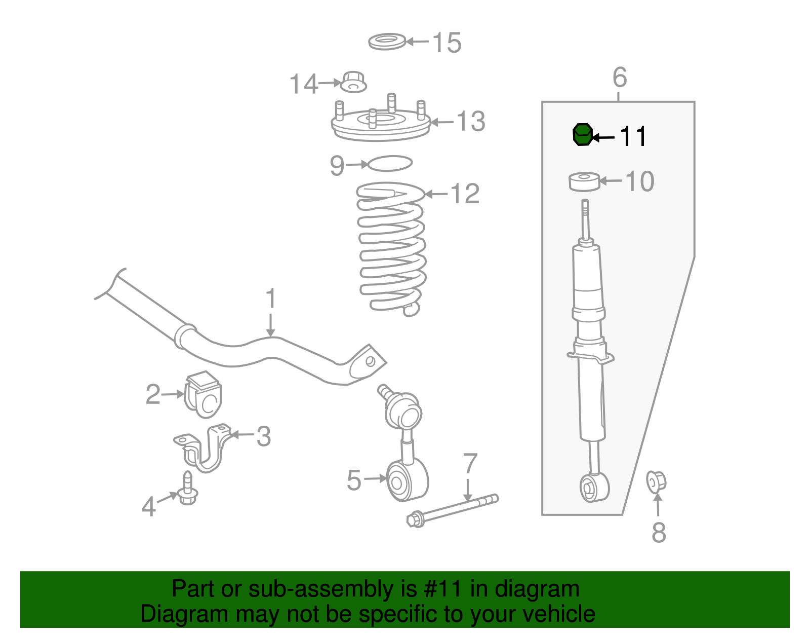 Top Nut - Toyota (90170-12009)