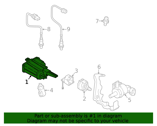 20202023 Hyundai Sonata Vapor Canister 31420L5500 OEM Parts Online