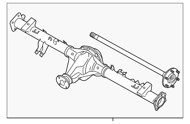 Axle Assembly 2005-2015 Nissan Xterra (43003-EA009) Image