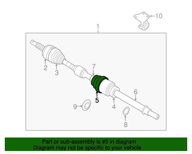 2013-2020 Infiniti Inner Boot C9741-3JA0A | Infiniti Parts Online