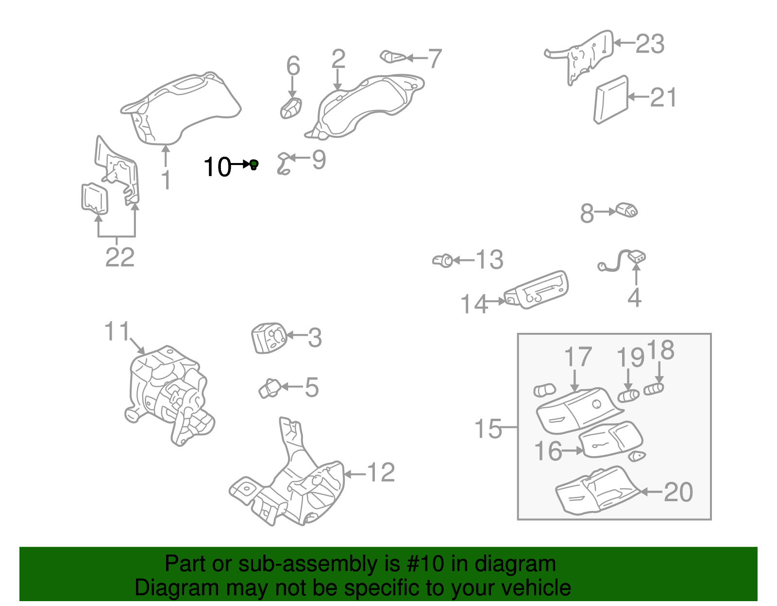 Sensor - GM (25673037)