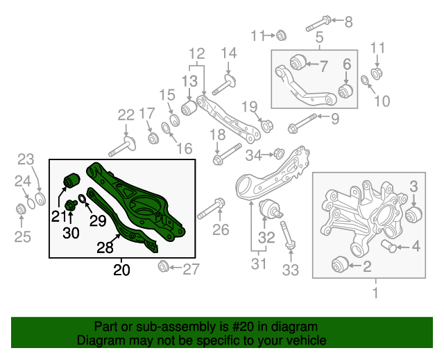 55210C2110 Lower Control Arm 20162020 Kia Optima Kia.Parts Store