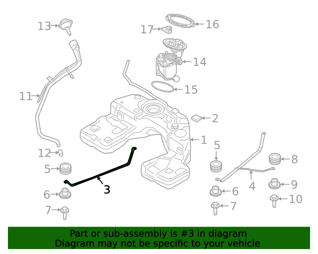 16-11-7-468-283 - Mount Strap - 2019-2024 BMW | BMWPartsHub