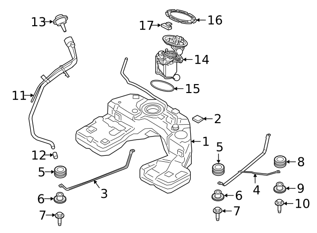 16-11-7-468-283 - Mount Strap - 2019-2024 BMW | BMWPartsHub