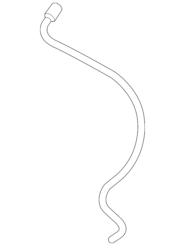 Power Steering Reservoir Hose - Volkswagen (7L6-422-881-B)