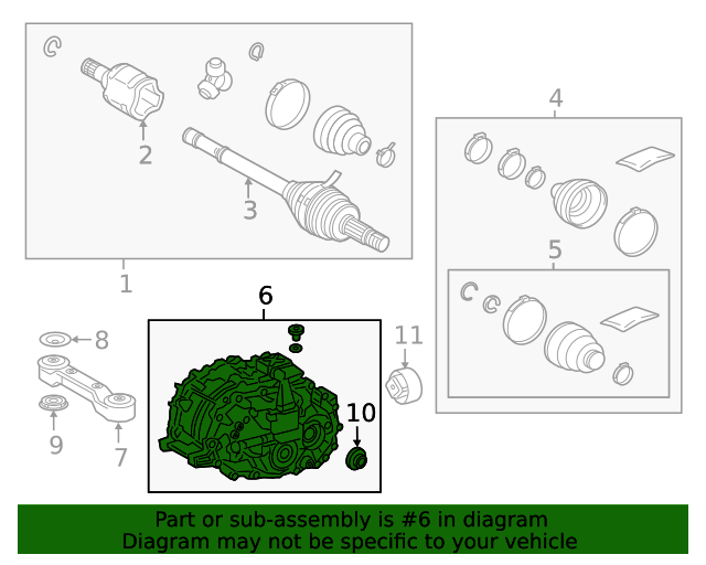 20192023 Toyota TransAxle/Motor G105042010 Toyota Parts Center