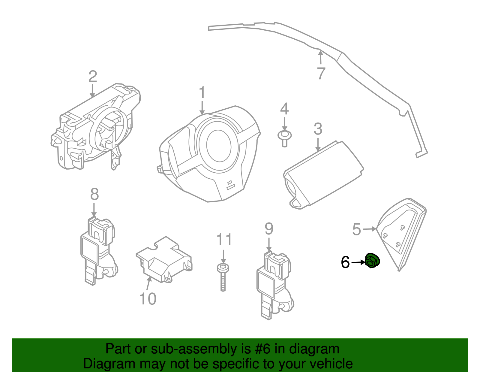 Nut - GM (11098671)