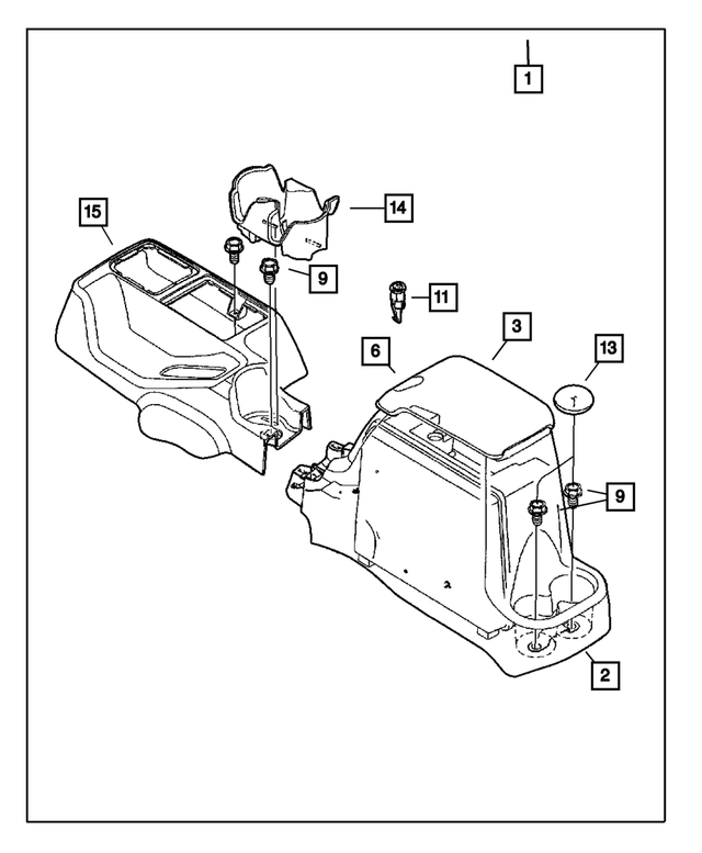 Jeep Wrangler TJ Center Console JEEPS ARE US Jeeps Are Us