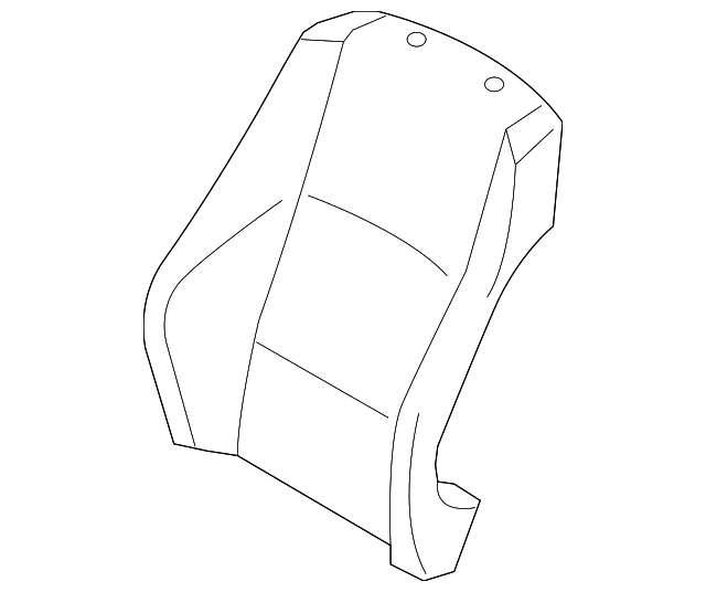 Genuine Seat Back Cover for 20072013 BMW OEM Part 52107253099