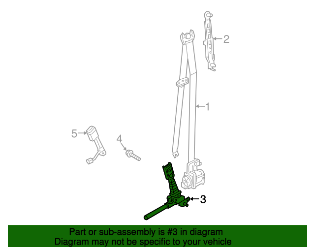 20162020 Kia Sorento Seat Belt PreTensioner Driver's Side (LH) 88831C6500