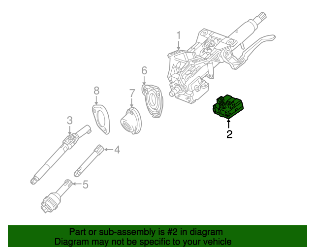 20112021 GM Steering Column Lock Control Module 23377962