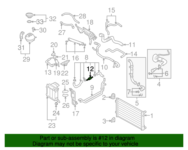 Check Valve Volkswagen (1J0122351) vwpartscente