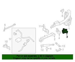 54-37-7-375-258 - Frame Rail Bracket 2014-2020 BMW | AutoNationParts.com