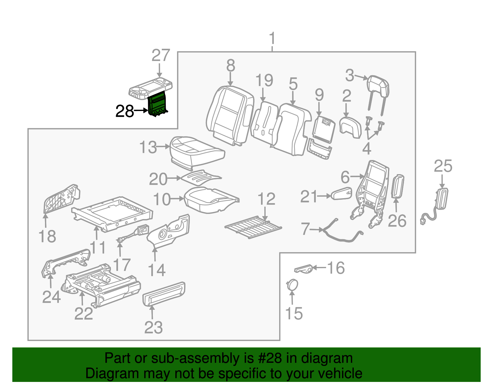 Mount Bracket - GM (89044102)