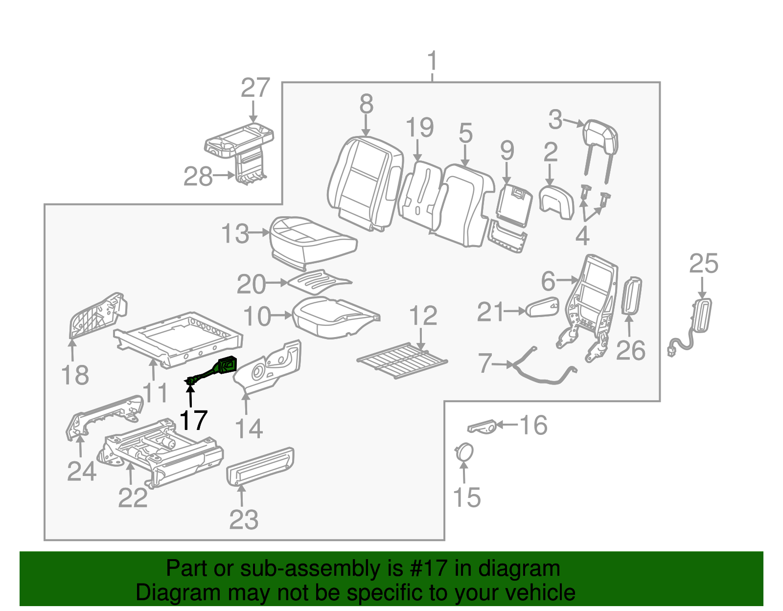 Seat Switch - GM (88894979)