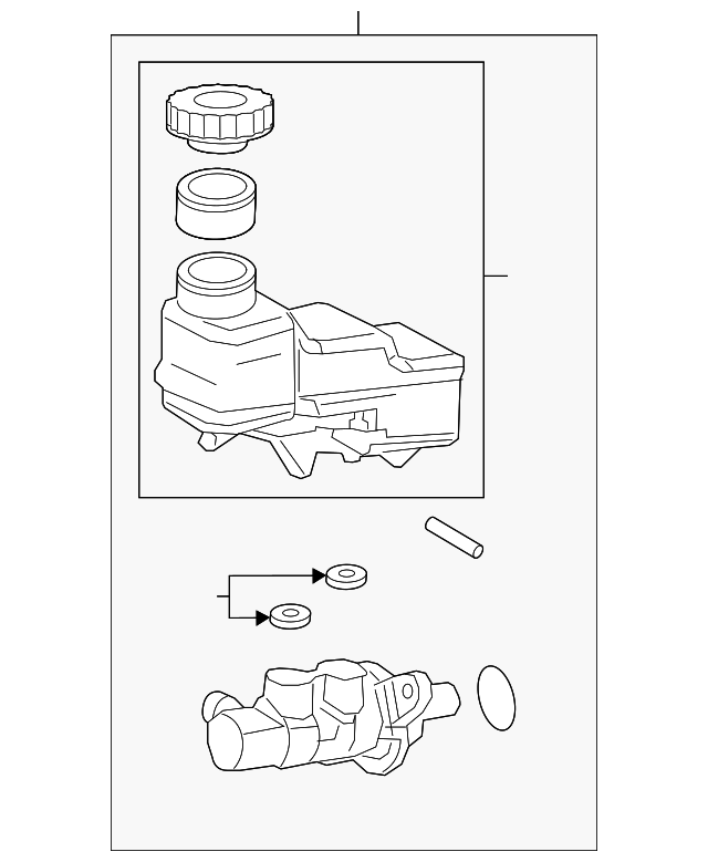 4720102870 Master Cylinder Assembly 20202022 Toyota Corolla