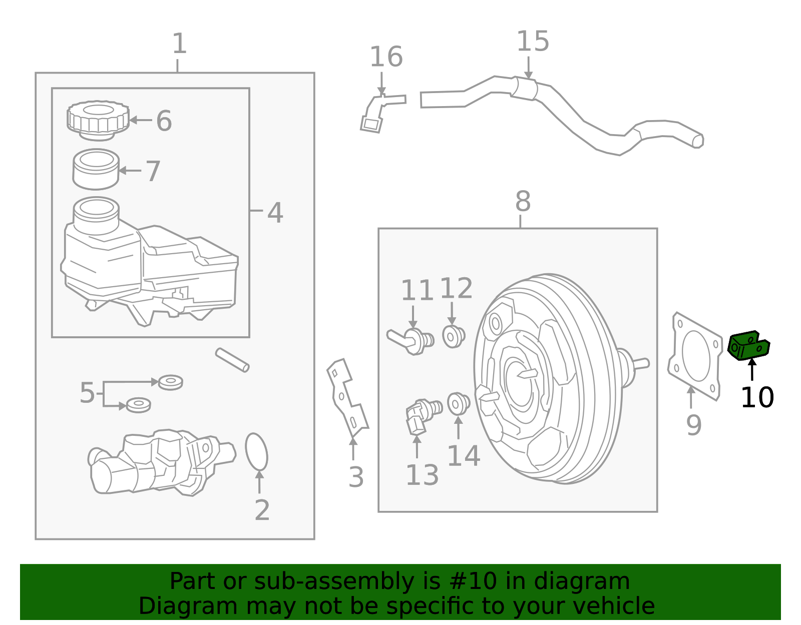 Booster Assembly Rod Holder - Scion (47264-68010)