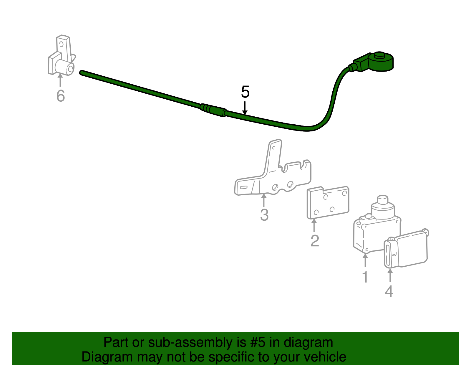 Actuator Assembly - Ford (YF1Z-9A825-BA)