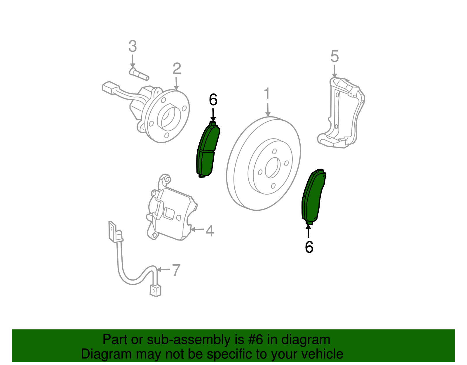 Pad Kit-Front Disc Brake - GM (10366667)