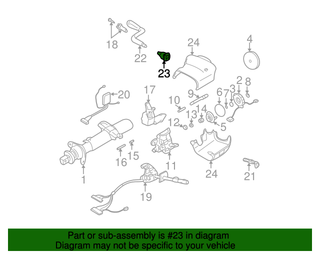 Steering Column Shaft Seal GM (88965500)
