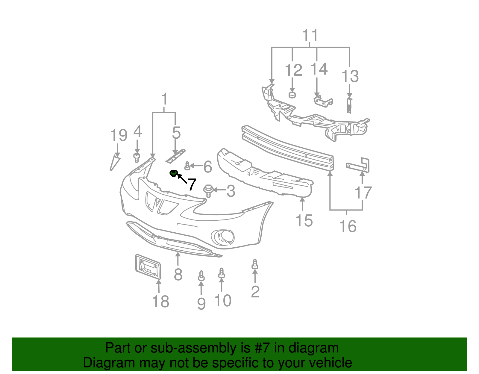 Multi-Purpose Nut - GM (11517102)