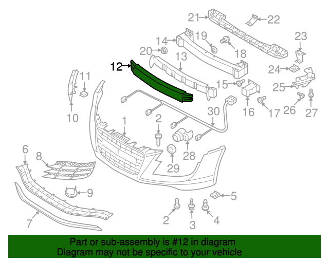 2008-2012 Audi R8 Support 420-807-691-B | OEM Parts Online 