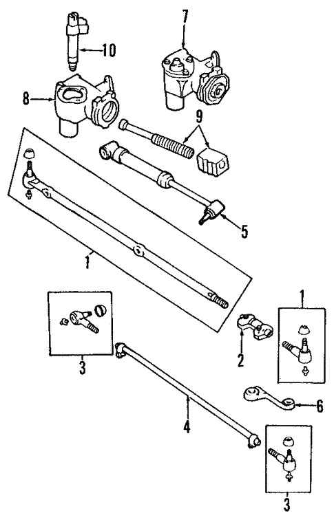 Steering Gear & Linkage for 1986 Jeep J20 #1