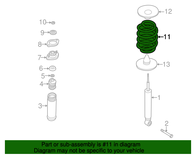 33536761925 Coil Spring 20032008 BMW Z4 Buy BMW Parts Now