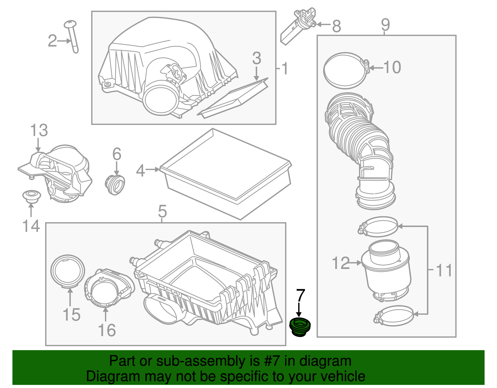 Air Cleaner Insulator - GM (95072445)