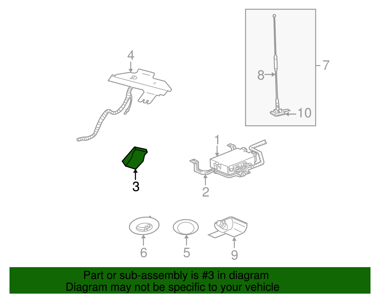 Antenna Assembly - GM (12450669)