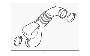 IRIEQU Air Cleaner Intake Hose - Replacement Part R1-JQG-3S160
