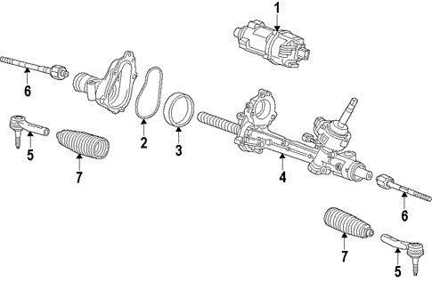 lacrosse steering linkage buick gear