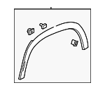 Genuine GM Wheel Opening Molding 84417152