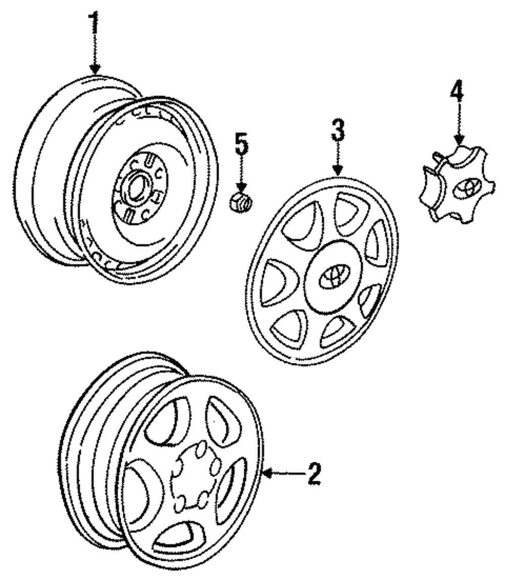 Wheel Nut - Toyota (90942-01050)