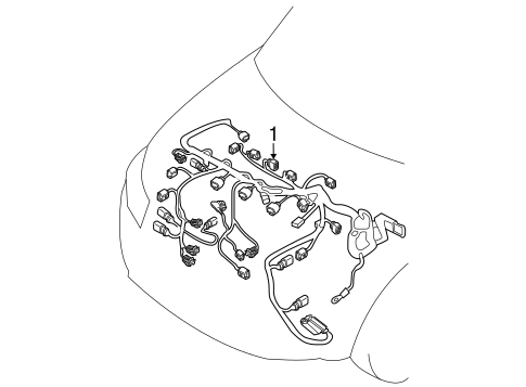 Wiring Harness for 2017 Mitsubishi Outlander | MitsubishiParts.com