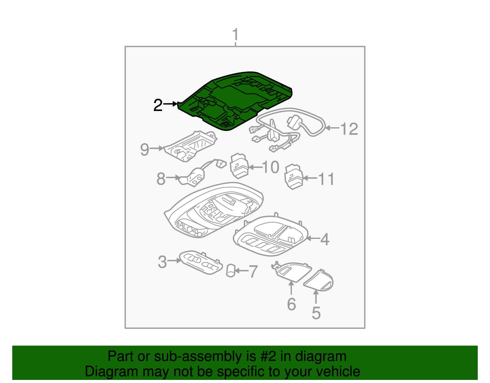 Console Assembly Bracket - GM (89023744)