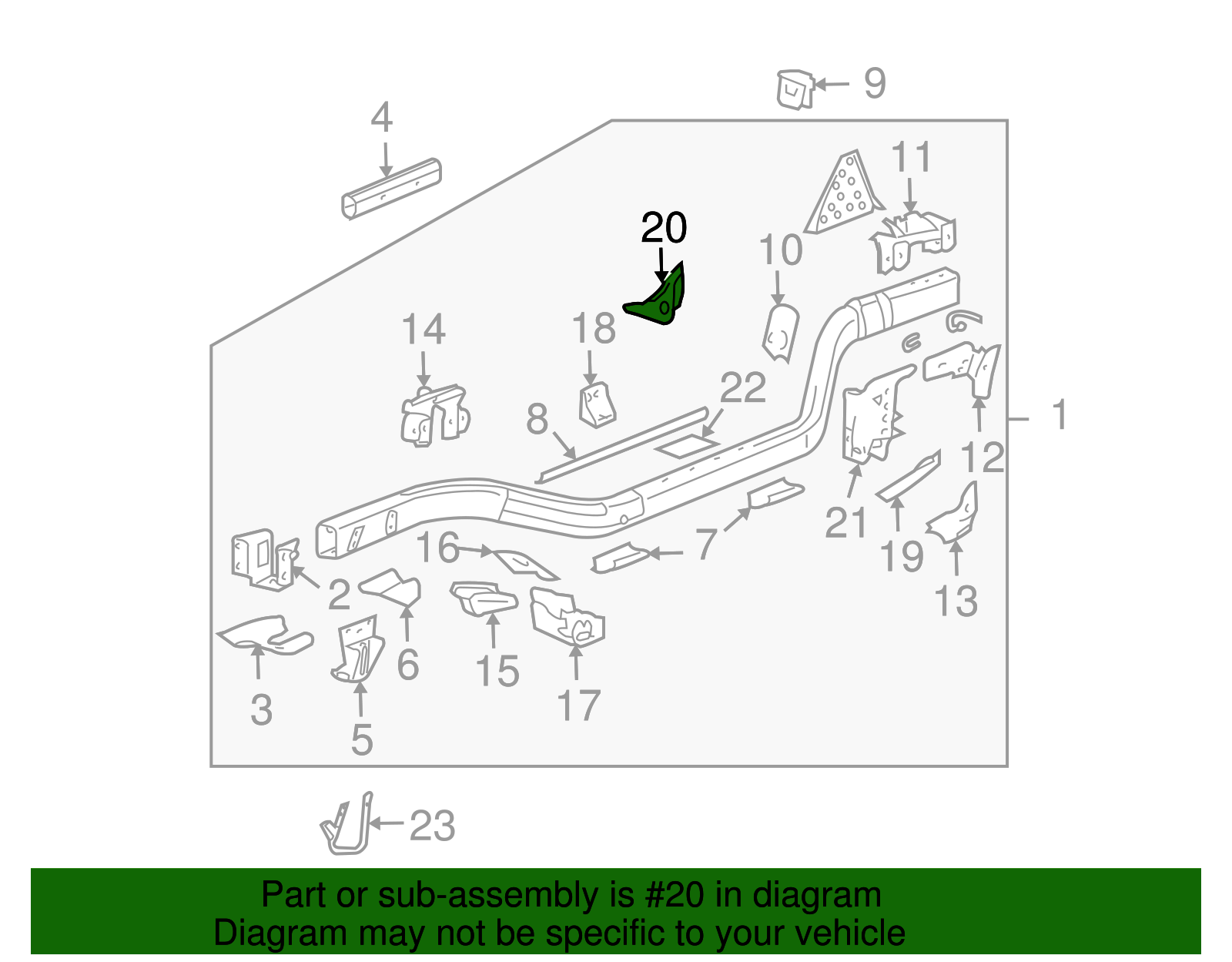 Support-Rear Suspension Lower Control Arm  Front - GM (10351469)