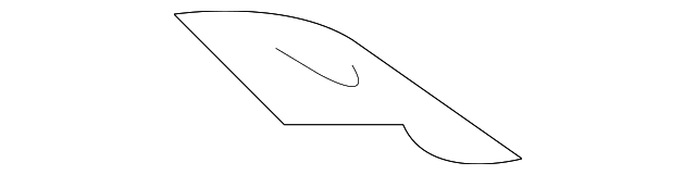 Passenger Side Floor Panel Tunnel Reinforcement - GM (10371370)