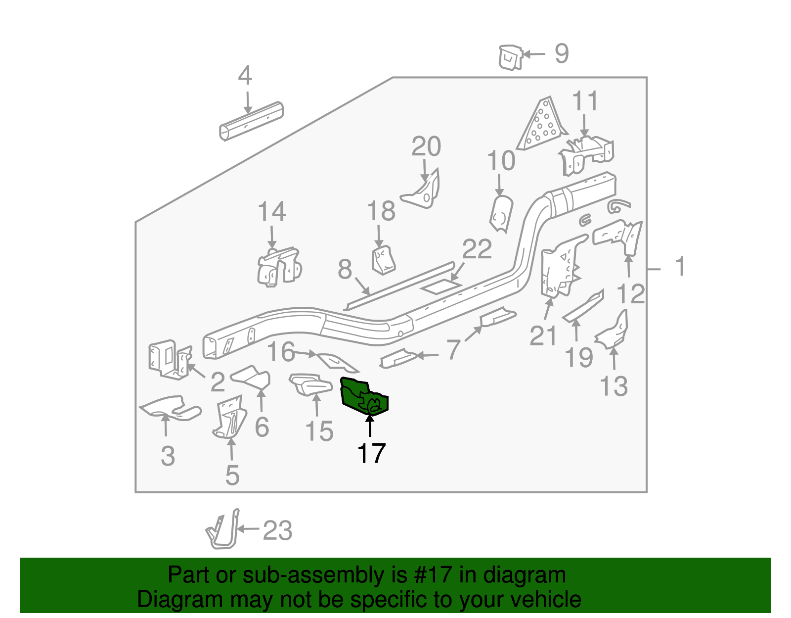 F Reinforcement - GM (10350547)