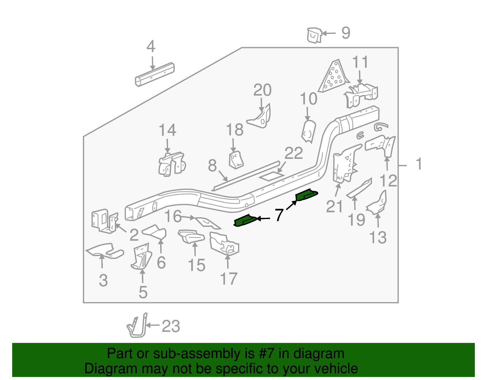 Tie Down Hook Bracket - GM (10414186)