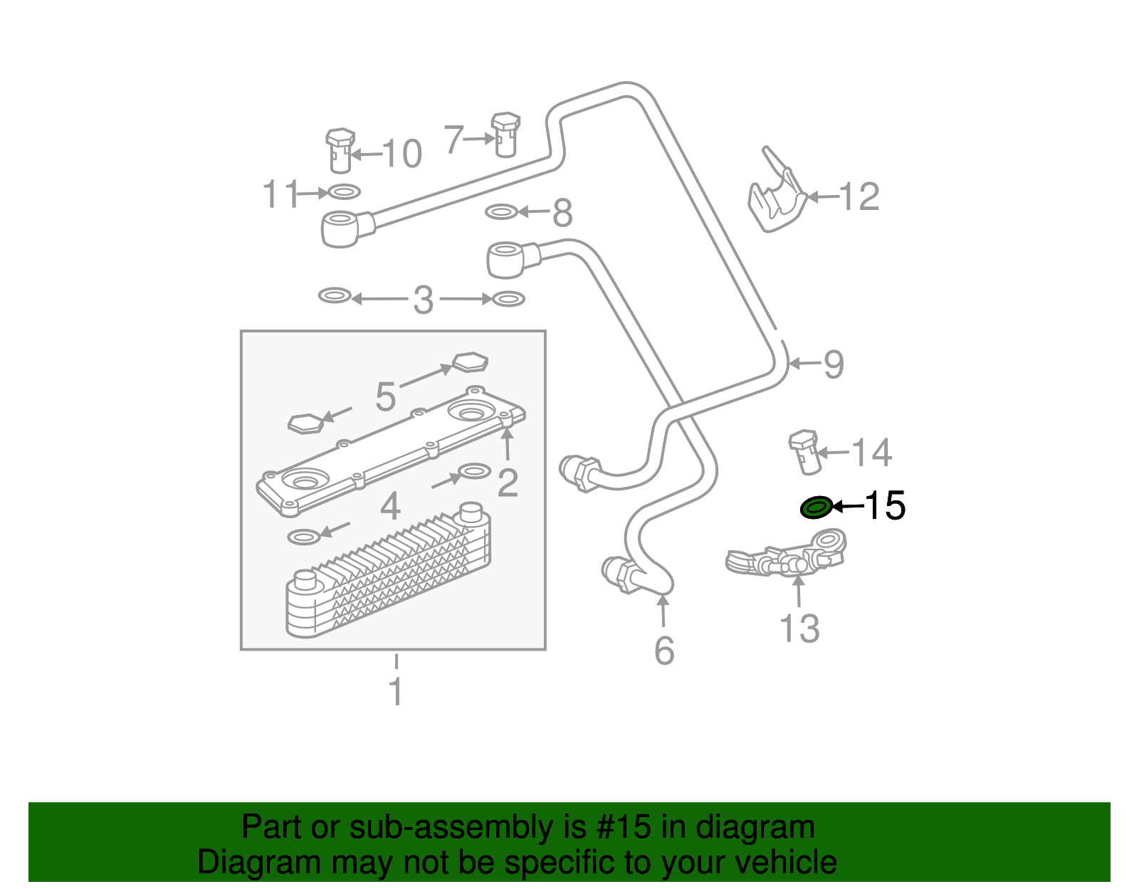 Heater Hose Adapter Kit with Seals and Bolts - GM (93177190)